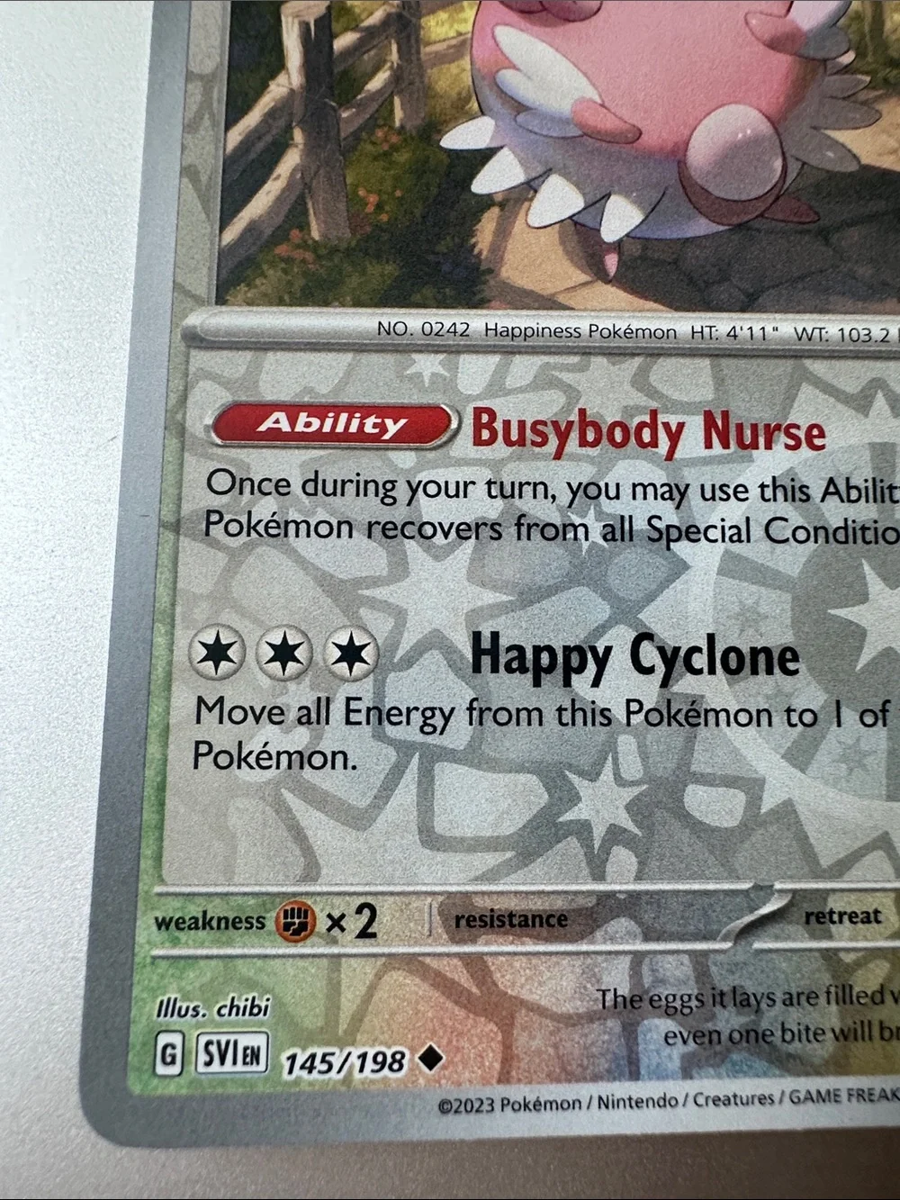 Blissey Pokémon Card (145/198)
